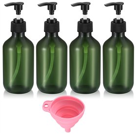 4 Pièces Bouteilles de Shampoing Vides de 300 ML