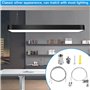 JUNMEIDO 4 PCS Fil Suspension Cadre en Acier 1.5mm*1m Câble de Suspension Ajustable Robuste Câble Acier Antirouille 3kg par Char