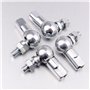 ATOPLEE 2 Pcs L Forme Rotule Joint Rotule Roulement Roulement Fileté Rotule Roulement Roulement Joint Roulement (M5 x 0,8)
