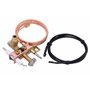 Earth Star Veilleuse de Brûleur à Gaz Universelle avec Fil de Piezo de 900 mm et Fil Thermocouple M9 x 1