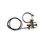 Earth Star Veilleuse de Brûleur à Gaz Universelle avec Fil de Piezo de 900 mm et Fil Thermocouple M9 x 1