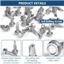 2 x 16 Mm Vis Autoperceuse pour Metal Vis Autoperforante Inox Vis Auto-Foreuses