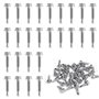 SLTAXAR 100 PCS Vis à Métaux Tête Hexagonale, 4,2 x 16 Mm Vis Autoperceuse pour Metal Vis Autoperforante Inox Vis Auto-Foreuses 