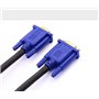 Câble VGA vers VGA, câble de moniteur PC avec noyaux de ferrite, 5 m plaqué or VGA mâle vers VGA mâle, câble adaptateur compatib