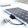 Solaire Passe-toit Solar Presse-étoupe D'entrée de Double Passe Câbles en ABS Solaire Boîte de Câble pour Caravane Bateau Campin