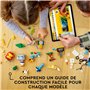 LEGO 11019 Classic Briques Et Fonctionnalités, 7 Mini-Modèles à Engrenage, avec Ballerine Dansante et Hélicoptère à Rotors Tourn