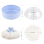 Lot de 2 boîtes à éponge pour maquillage du corps 9