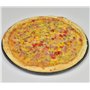 monfish Plateau à pizza 35cm avec perforation - 2 packs de plateau à pizza perforés - Pizza Pan en acier carbone acier - Moule à