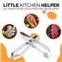 Lot de 2 Pinces à désarêter Professionnelle en Inox - pince poisson - pince à poisson - pince epiler poisson -pince arrête poiss