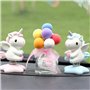 Holibanna Licorne Balançoire Accessoire de Voiture Jouets Décoratif pour Tableau de Bord Ornement Intérieure Décoration de Burea