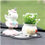 Holibanna Licorne Balançoire Accessoire de Voiture Jouets Décoratif pour Tableau de Bord Ornement Intérieure Décoration de Burea