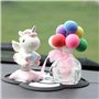 Holibanna Licorne Balançoire Accessoire de Voiture Jouets Décoratif pour Tableau de Bord Ornement Intérieure Décoration de Burea