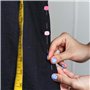 SUPVOX 50pcs coloré tête plate broches droites épingles à coudre avec boîte vêtements accessoires aiguille pour quilting décorat