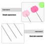 SUPVOX 50pcs coloré tête plate broches droites épingles à coudre avec boîte vêtements accessoires aiguille pour quilting décorat