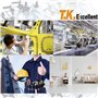 T.K.Excellent Rivet noir-Rivet blanc-Lot de 160 rivets pop en acier aluminium avec petite tête Noir et blanc M4,8 16 mm