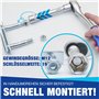 Arceau d'arrimage | 2500 daN | Œillets d'arrimage de sécurité de charge en U | Convient pour remorques de voiture, camionnettes,