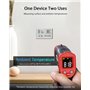 Wintact Alarme de haute et basse température du pistolet thermomètre infrarouge laser numérique -58 ℉ ~~ 1112 ℉ ~ avec écran LED