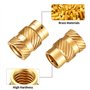 M2/M2.5/M3/M4/M5/M6 Insert Fileté Laiton Femelle avec Filetage Interne pou