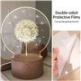 15cm Plaque Carré en pour Base de Lumière LED