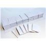VINN DUNN Bespoke Lot de 48 paquets de 1 200 sacs jetables pour serviettes hygiéniques et tampons de salle de bain 25 sacs par p