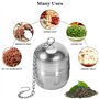 iJiZuo Infuseur Thé, Acier Inoxydable Filtre à thé pour thé, Passoire à Thé en Maille de Boule, pour Thé, Épices et la Plupart d