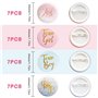 28 Pièces Badges de Révélation de Genre