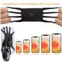 VOLOHAS Support Téléphone Trotinette Electrique pour Xiaomi M365 Porte Telephone 360° Rotatif pour Smartphones de 4.7''-6.5'' Po