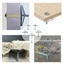 Fixations pour plaques de plâtre, 40 ensembles (120 pièces), vis de cloison sèche et boulons à levier à ressort à aile (M3/M4/M5