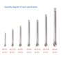 Assortiment de 215 goupilles fendues en acier inoxydable 7 tailles (M1/M1.5/M2/M2.5/M3) (20/25/30/40/50/60 mm) pour automobile, 