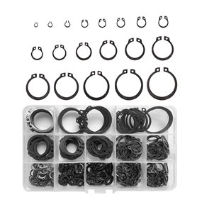 Assortiment de 510 circlips en métal