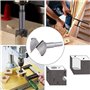 Aohoo Mèche Forstner, 16pcs (Ø15-35 mm) Titane Enduit Alliage D'acier Meche Bois, Foret Bois Mèche Forstner pour Faire Des Trous