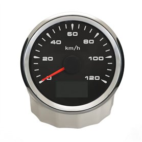 ELING 3-3/8 pouces (85mm) Compteur De Vitesse GPS Compteur De Vélomètre 0-120KM/H Indicateur De Vitesse Avec Kilométrage De Voya