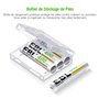 EBL 4PCS Piles Rechargeables AAAA/HR61/ E96 400mAh 1,2V NI-MH - Lot de 4PCS AAAA Piles pour Les Stylos Numériques, Stylet, Dispo