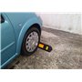 RWS-225x2 Butée de roues en caoutchouc pour parkings publics, commerciaux et parkings privés, couleur noire-jaune, dimensions 60