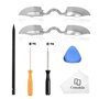 Cemobile Lot de 2 boutons de déclenchement argentés LB RB pour manette Xbox One Elite Series 1