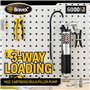 Pistolet à graisse professionnel robuste 6000 PSI avec tuyau flexible de 45,7 cm