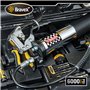 Pistolet à graisse professionnel robuste 6000 PSI avec tuyau flexible de 45,7 cm
