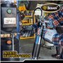 Pistolet à graisse professionnel robuste 6000 PSI avec tuyau flexible de 45,7 cm