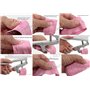 360pcs T5 Bouton Pressions en Plastique de 24 Couleurs avec Outils Pince en Métal pour T3 T5 T8