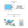 [Accéléromètre + inclinomètre de qualité industrielle] HWT901B-RS485 MPU9250 Gyroscope 9 axes + angle + boussole numérique + pre