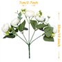 XONOR 4 Bouquets de Fleurs artificielles en Soie Pivoine Artificielle Fausse Fleur glorieuse pour la décoration de Maison Nuptia