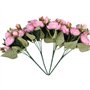 XONOR 4 Bouquets de Fleurs artificielles en Soie Pivoine Artificielle Fausse Fleur glorieuse pour la décoration de Maison Nuptia