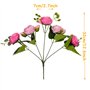 XONOR 4 Bouquets de Fleurs artificielles en Soie Pivoine Artificielle Fausse Fleur glorieuse pour la décoration de Maison Nuptia