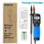 Multimètre Numérique Stylo Voltmètre Testeur de Continuité, Testeur de Tension AC DC Testeur Electrique Mesure la Tension, le Co