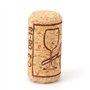 Lawei 100 Bouchons en Liège Bouchons en Liège en Bois Naturel Pour Bouteille de Vin Maison Déco Loisir Bricolage, 2,2 x 4,4 cm