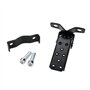 Modengzhe Lot de 2 pédales pliables, cadre universel à clipser, repose-pieds pliables pour moto (plaqué noir)