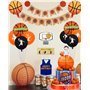 Décorations de Fête de Basket-ball, HAPPY BIRTHDAY Bannière de Basketball, Bienvenue Décor Suspendu et 34 Pièces de Basket-ball 