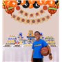 Décorations de Fête de Basket-ball, HAPPY BIRTHDAY Bannière de Basketball, Bienvenue Décor Suspendu et 34 Pièces de Basket-ball 