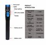 SinLoon Localisateur visuel de défauts, stylo à lumière rouge, testeur de câble à fibre optique, équipement de test de câble ada