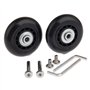 2PCS Roulettes de Rechange avec Essieux à Roulement 60 x 17 mm